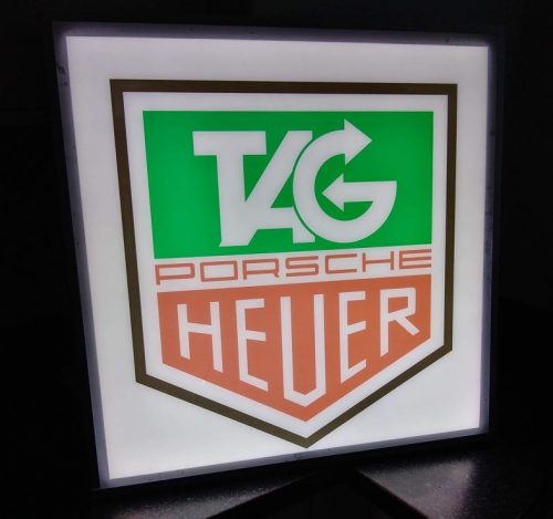Porsche Tag Heuer Logo sign Evoke Classics Classic Cars online Auctions