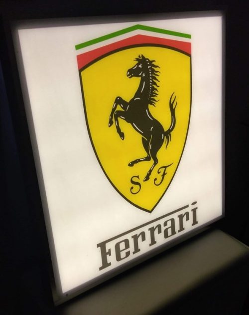 Ferrari Logo sign Evoke Classics Classic Cars online Auctions