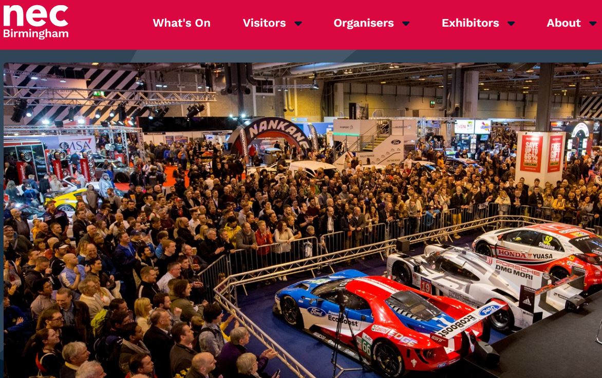 Autosport NEC Evoke Classics classic cars online auction Events