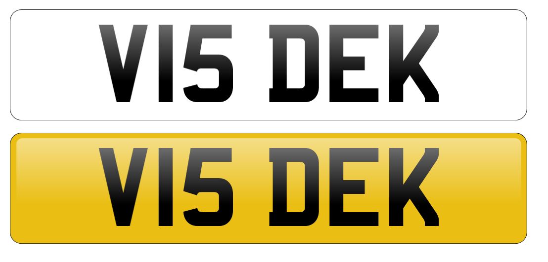 V15 DEK Registration on retention Evoke Classics classic cars auctions