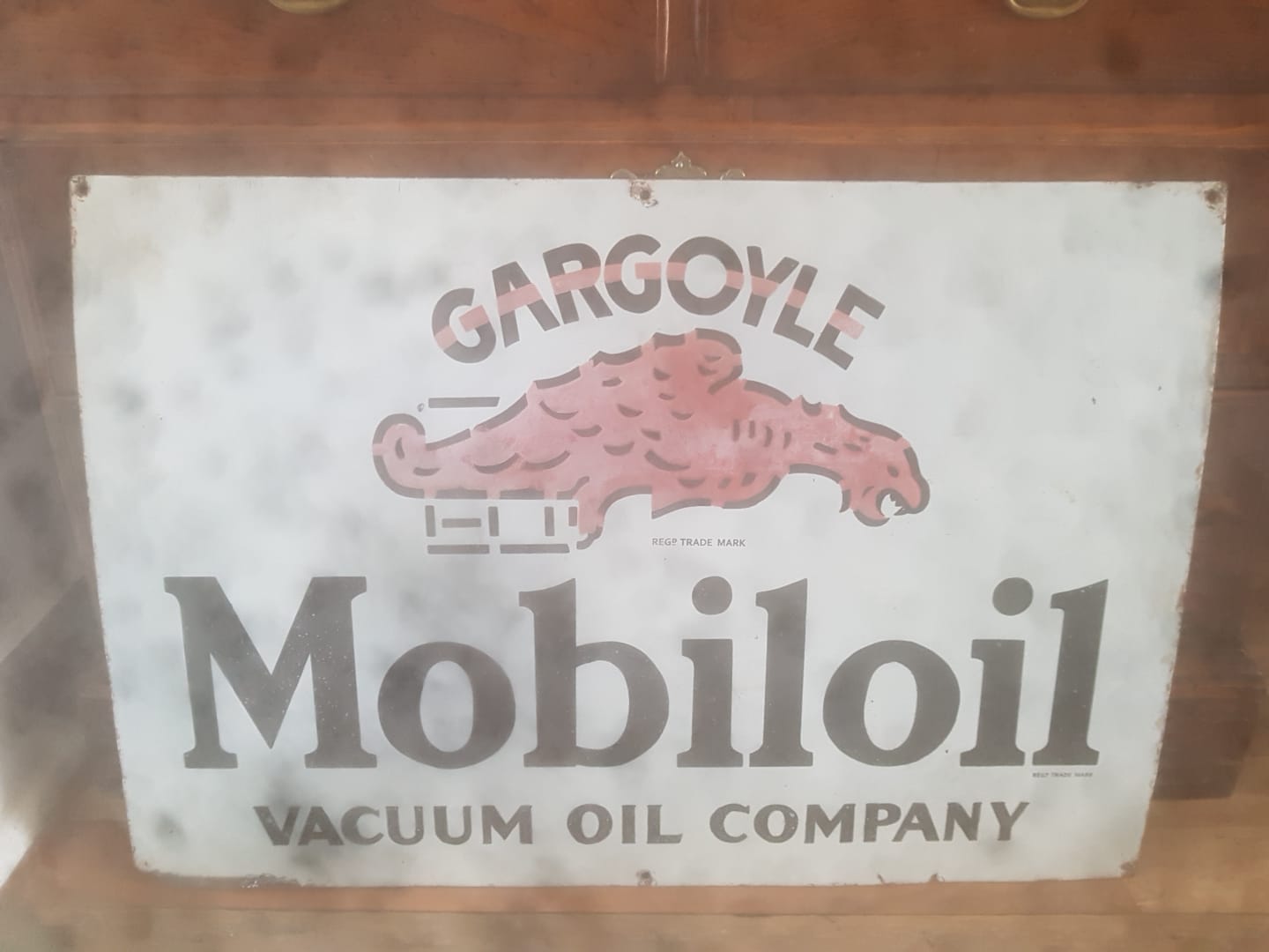 Gargoyle Mobiloil Enamel sign for sale Evoke Classics FREE Classified Ads