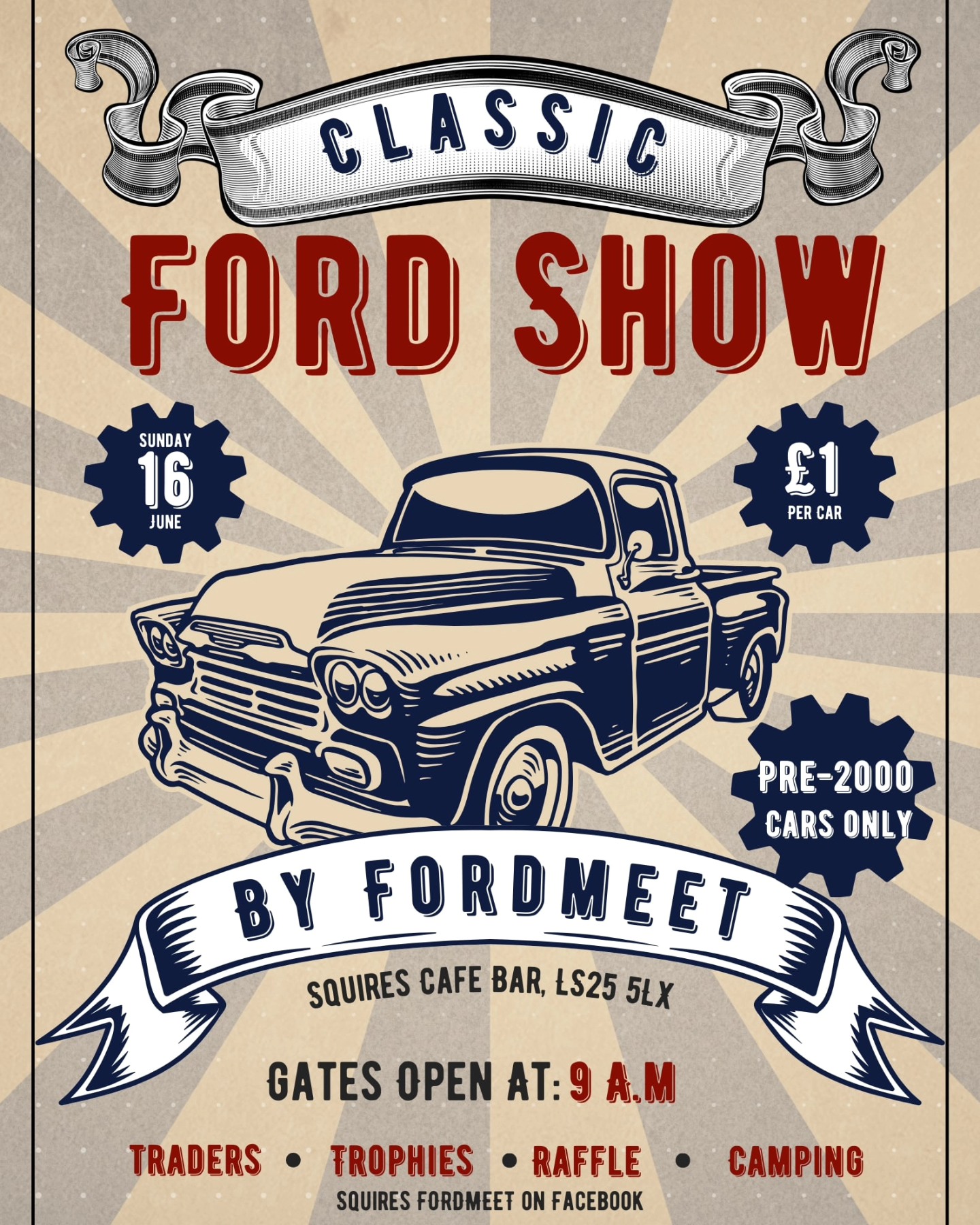 Classic Ford Show Fordmeet at Squires Evoke Classics classic cars online auction Events page