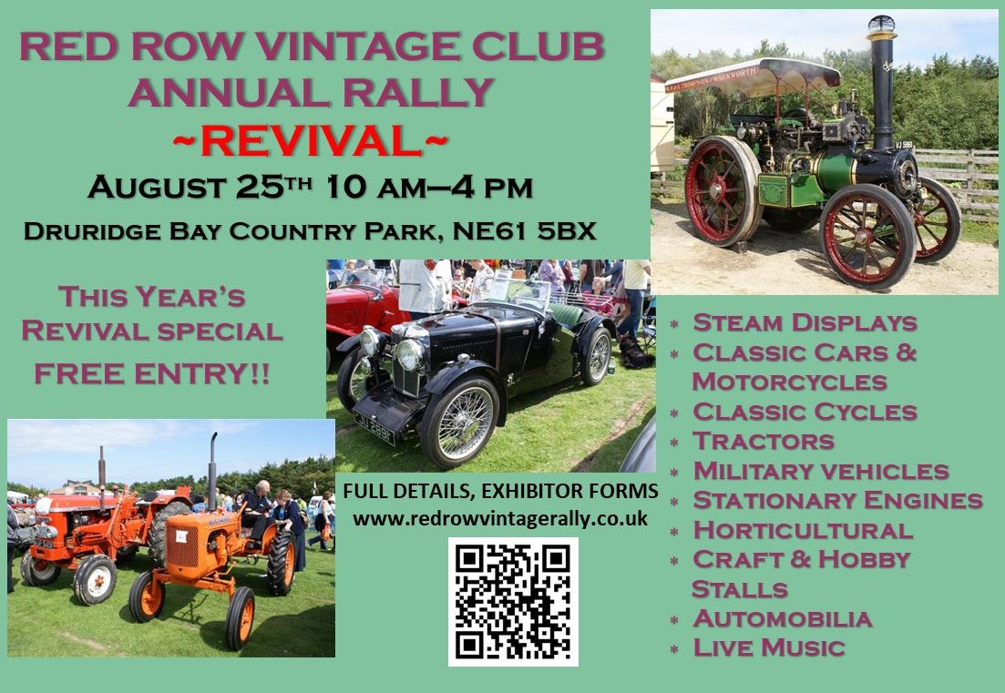 Red row vintage rally Evoke Classics classic cars online auction Events